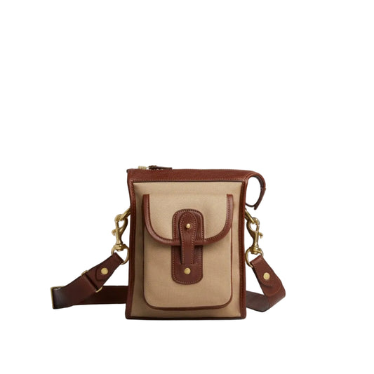 Citypack No. 270 (Khaki Twill/Vintage Chestnut Leather)