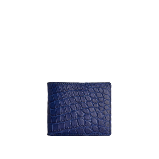 Classic Wallet No. 101 (Sapphire Crocodile)