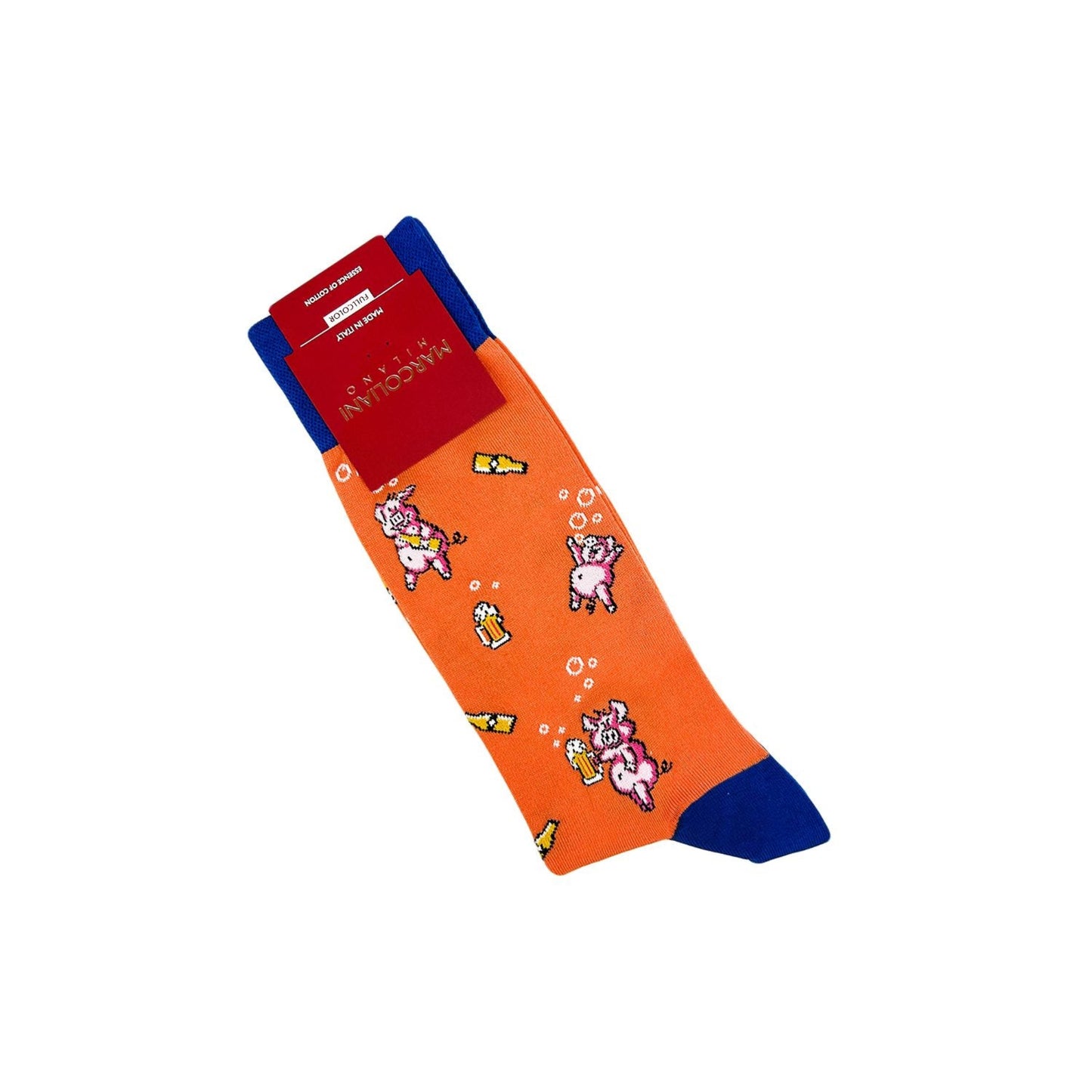 Drunk Pig Socks (Orange)