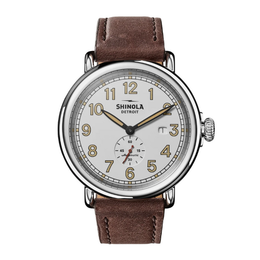 Runwell Station Agent Automatic Watch 45MM - White