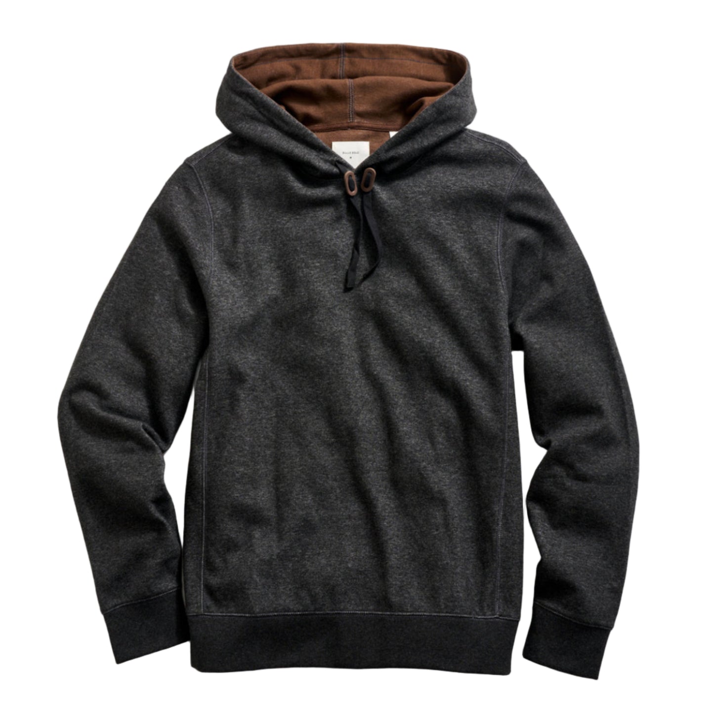 Rib Hoodie Pullover (Black)