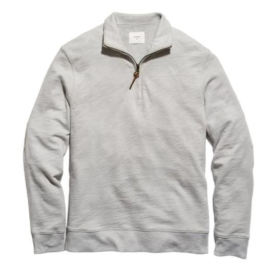 French Terry Half Zip (Silver)