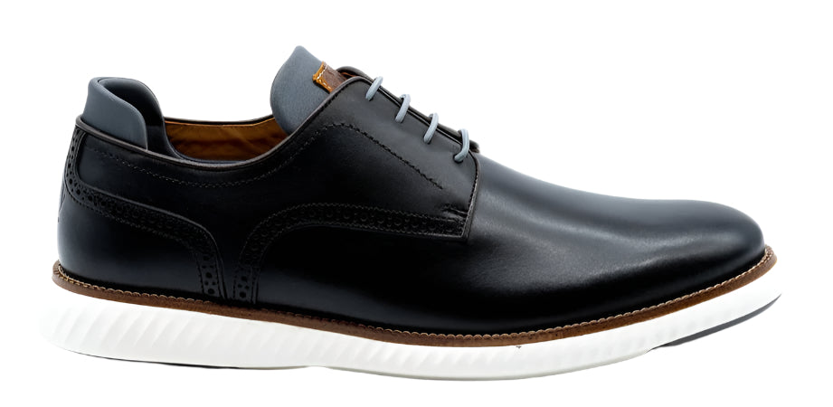 Countryaire Saddle Leather Plain Toe (Black)