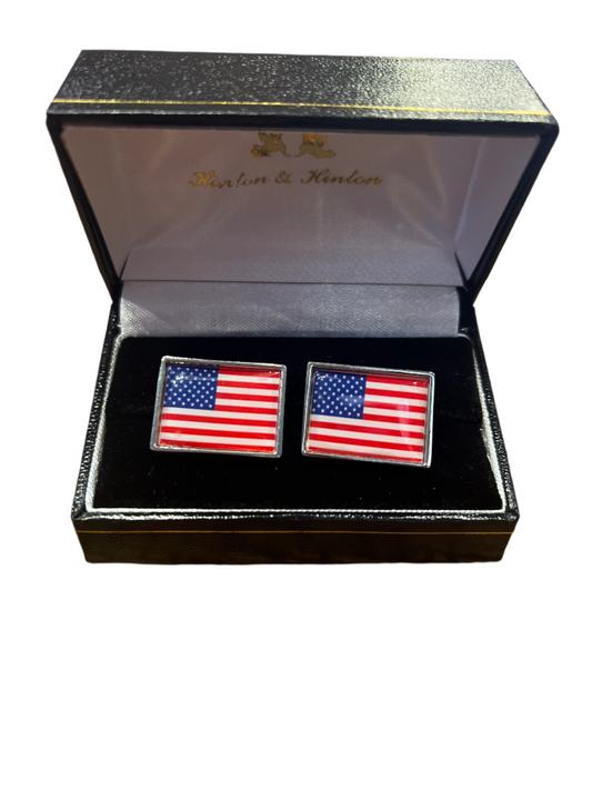 American Flag Cufflinks