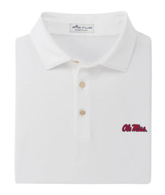 Ole Miss Performance Knit (White)