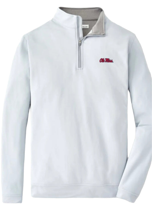 Ole Miss Performance Pullover (White)