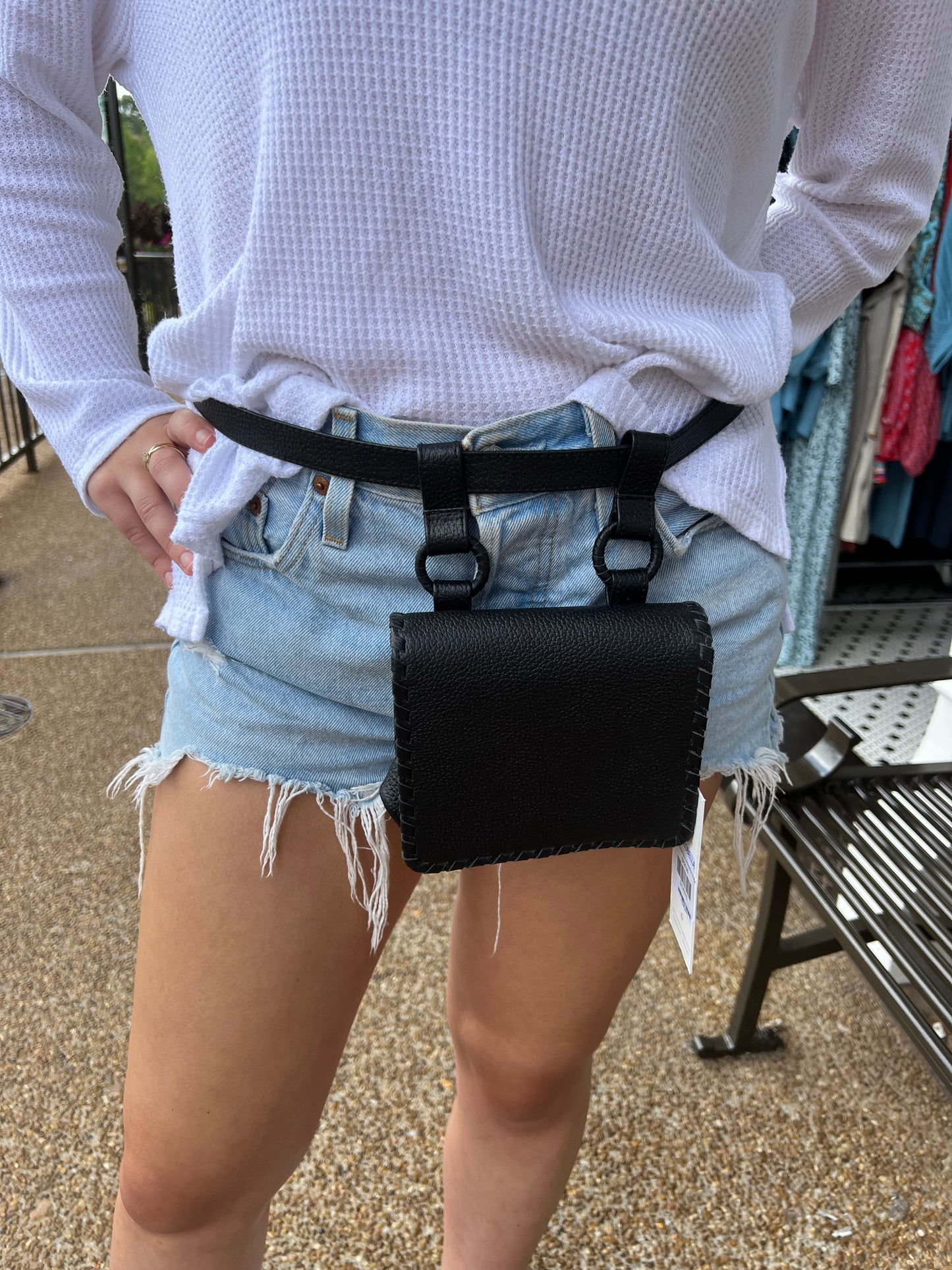 RUMI CONVERTIBLE CROSSBODY BLACK