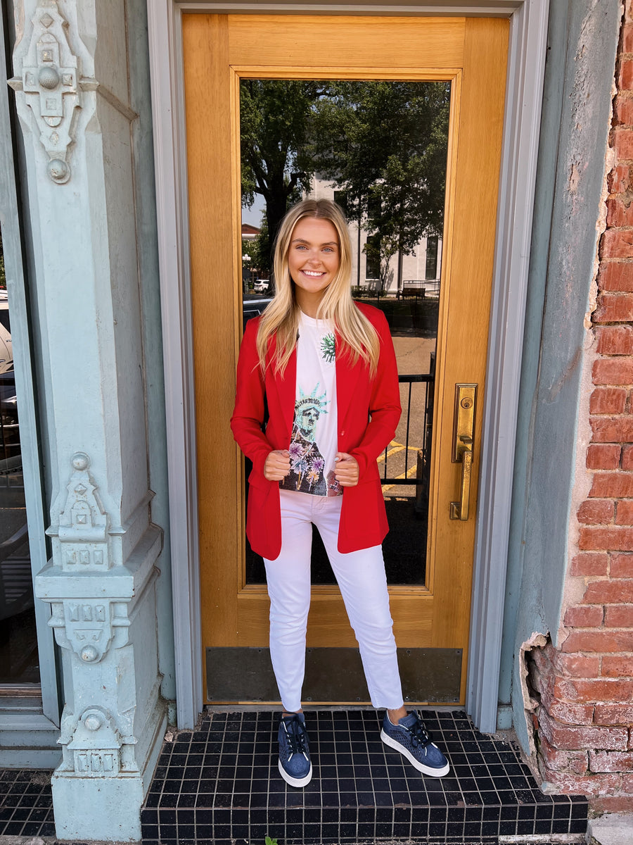 RED HAILEY JACKET