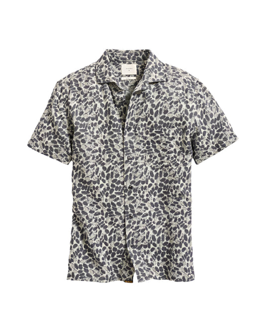Short Sleeve Pebble Jacquard Treme Shirt (Charcoal/Multi)