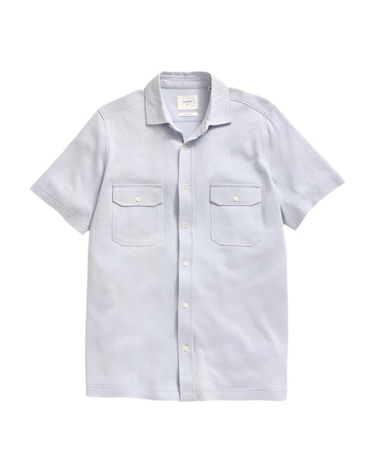 Short Sleeve Hemp Cotton Knit Shirt (Pebble)