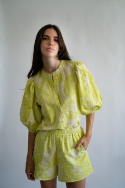 BALLOON SHIRT LIME
