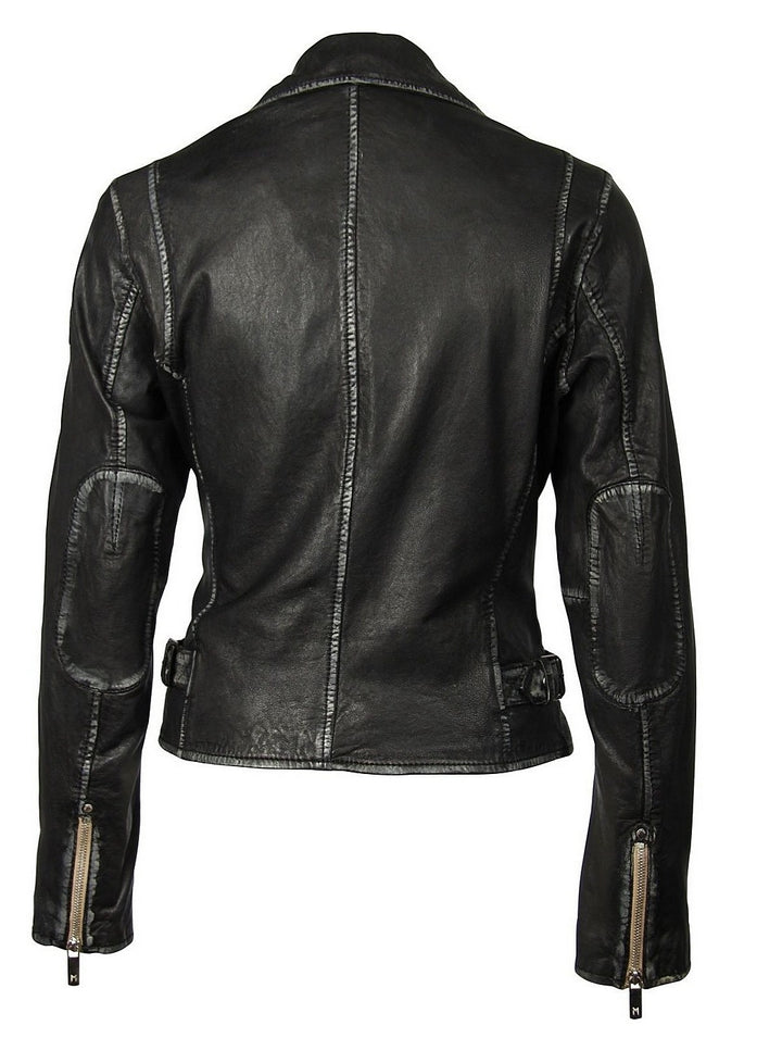 SOFIA BLACK LEATHER JACKET