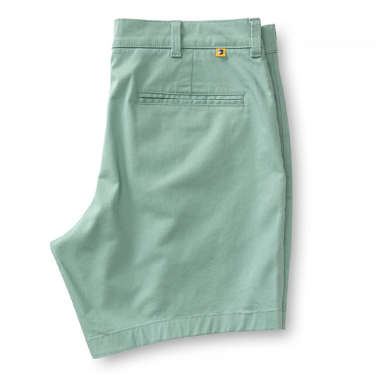 7" Gold School Chino Short (Seaboard Green)