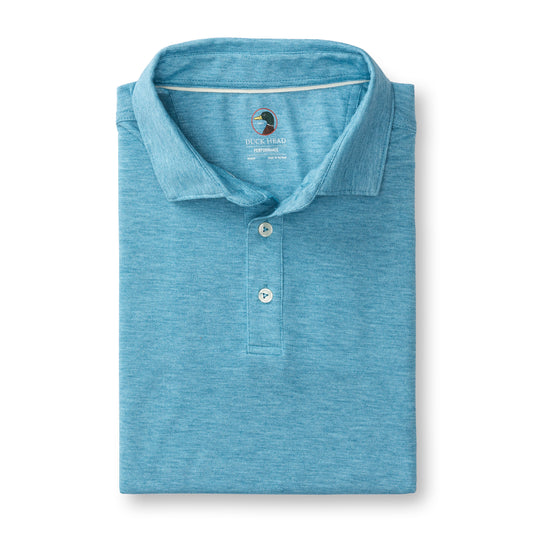 Summerford Performance Pique Polo (Sail Blue Heather)