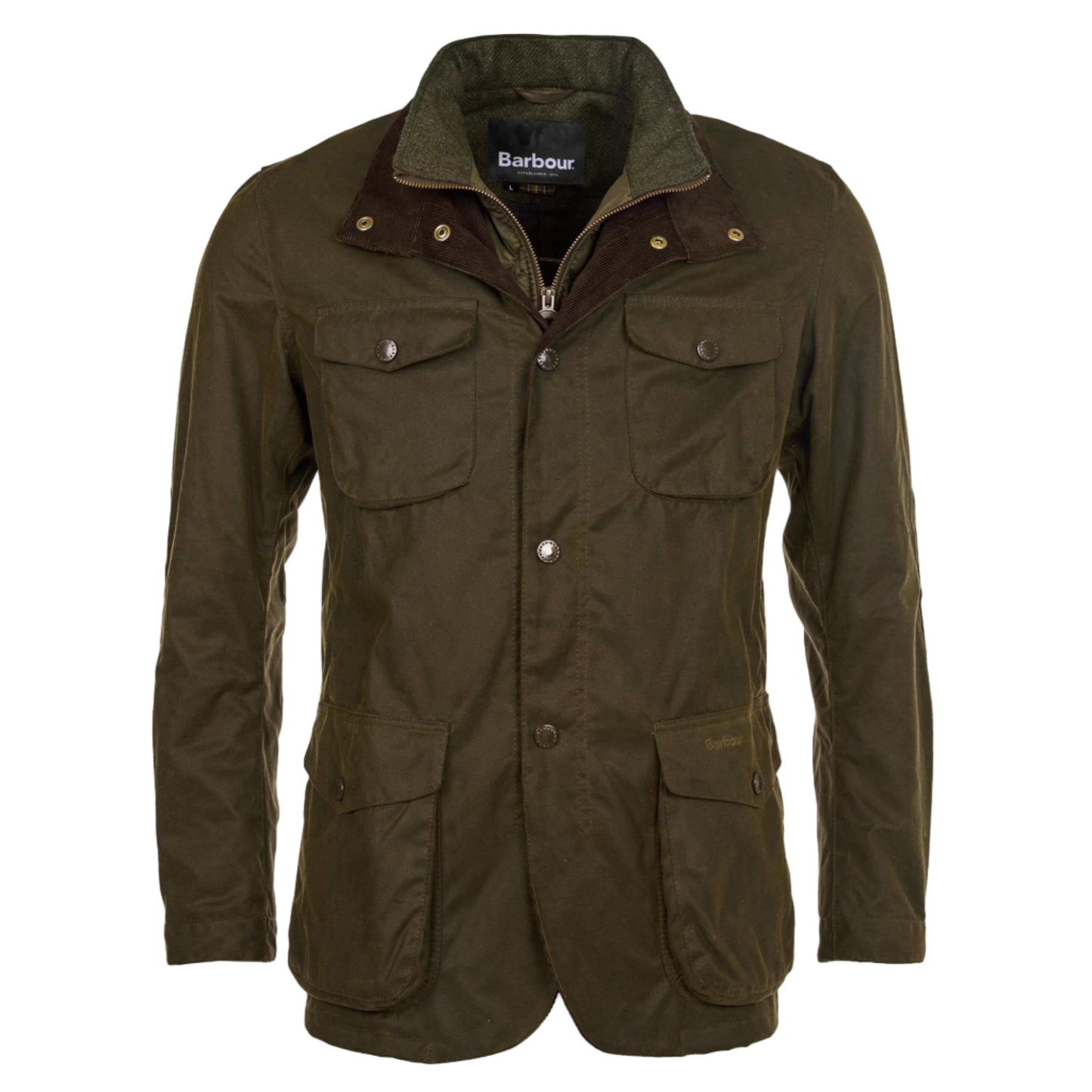 Ogston Waxed Jacket (Olive)