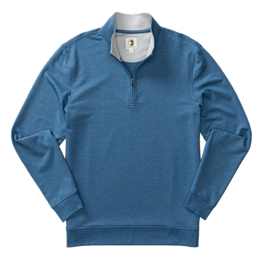 Dunmore Performance ¼ Zip Pullover (Blue Horizon Heather)