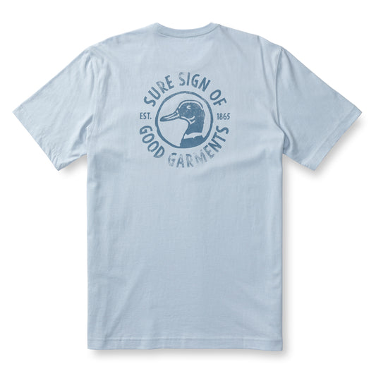 Sure Sign Short Sleeve T-Shirt (Light Blue)