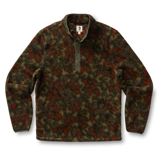 Pineview Fleece 1/4 Snap Pullover (Deep Olive)
