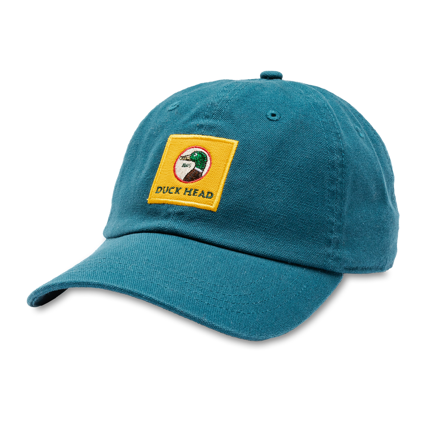 Embroidered Canvas Hat (Stormy Blue)
