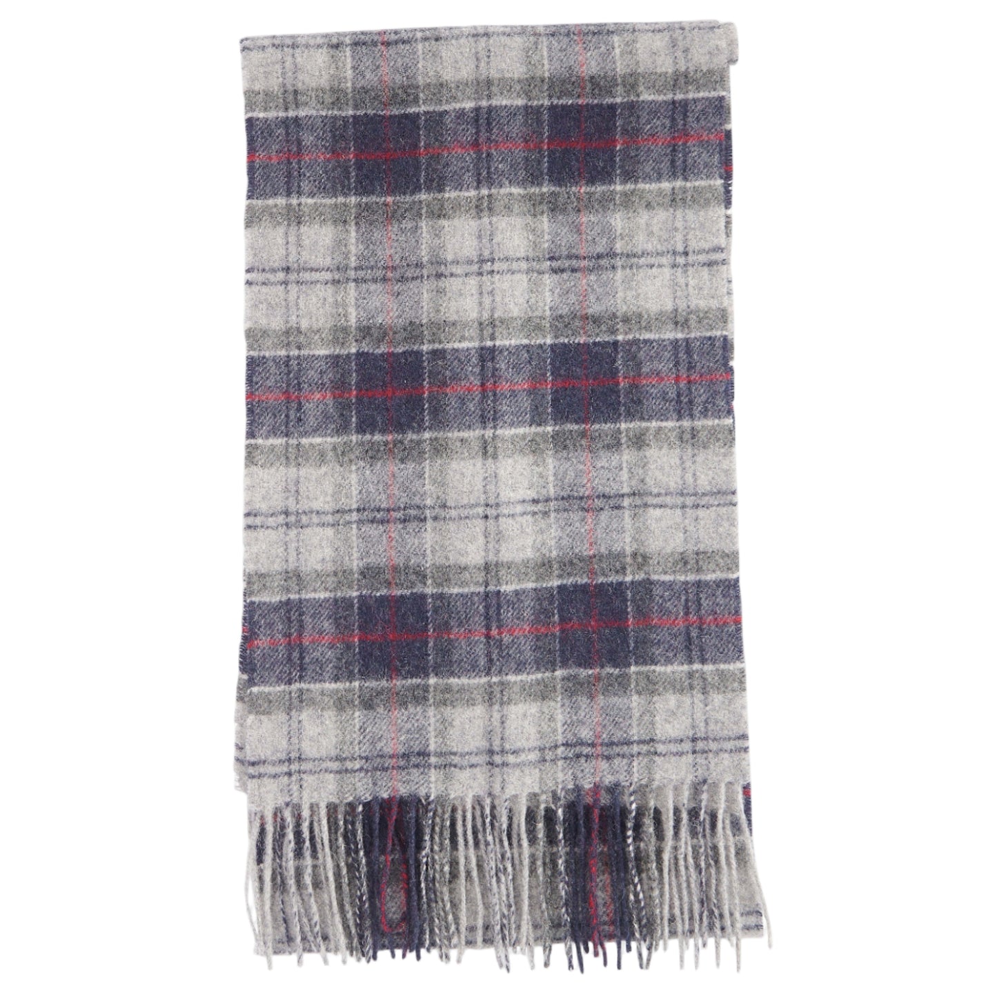 Tartan Lambswool Scarf (Blue Granite)