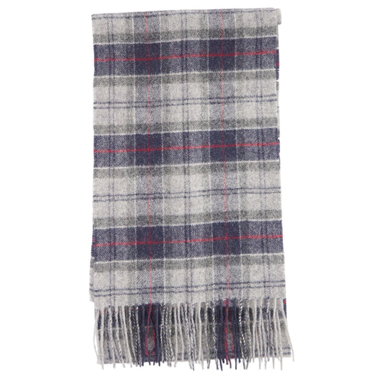 Tartan Lambswool Scarf (Blue Granite)