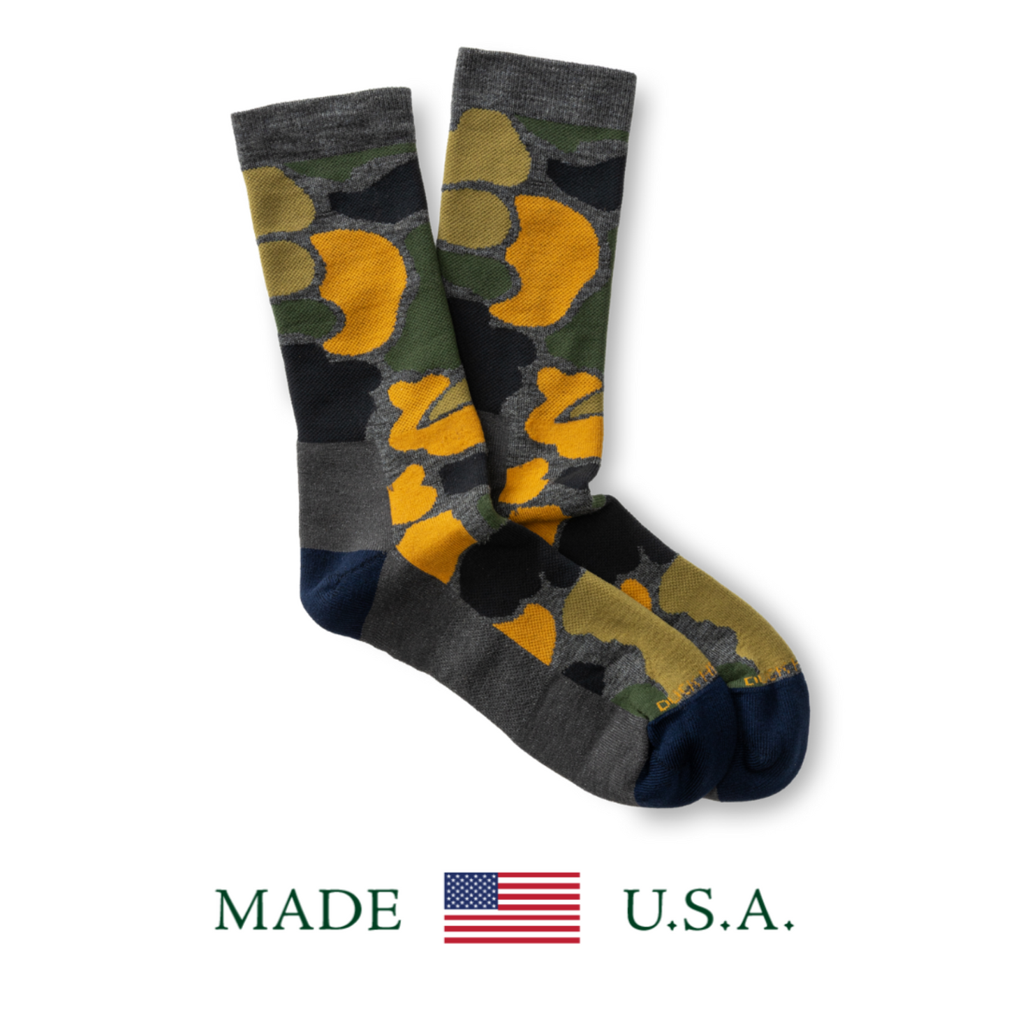 Camo Merino Wool Sporting Sock (Heather Grey)