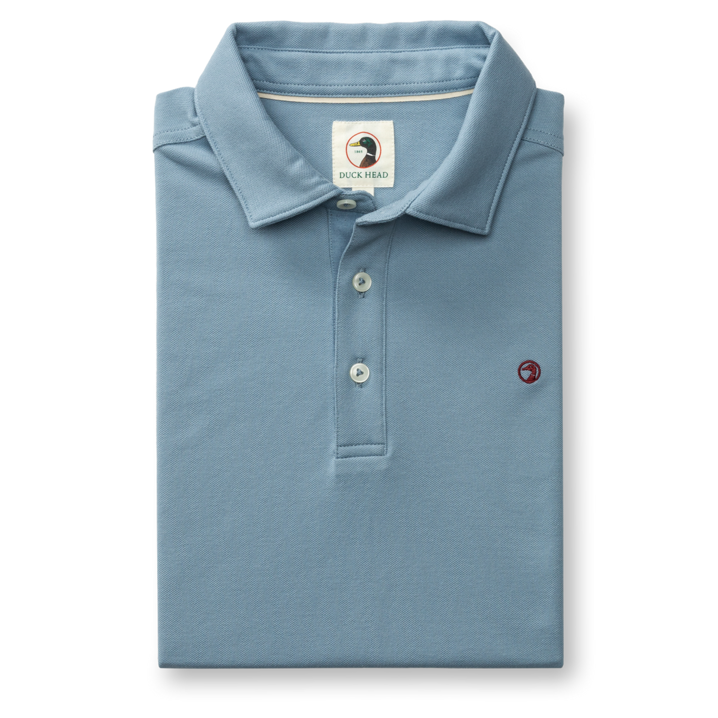 Hanover Pima Cotton Pique Polo (Windblown Sky)