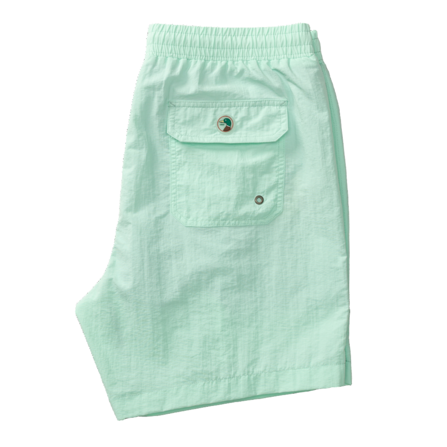 6" Solid Sailport Swim Short (Seafoam Green)