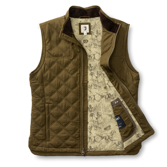 Fremont Sport Performance Quilted Vest (Dark Olive)