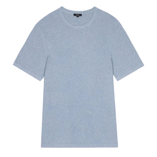 Theo Short Sleeve Sweater (Blue Sky Heather)