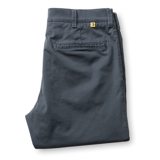Classic Fit Gold School Chino (Washed Navy)