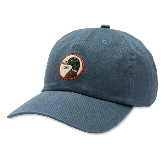 Circle Patch Twill Hat (Lake Blue)