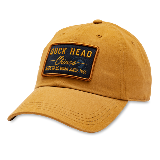 Duck Head Chinos Patch Canvas Hat (Dull Gold)