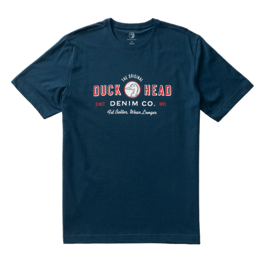 Denim Co. Short Sleeve T-Shirt (Mallard Blue)