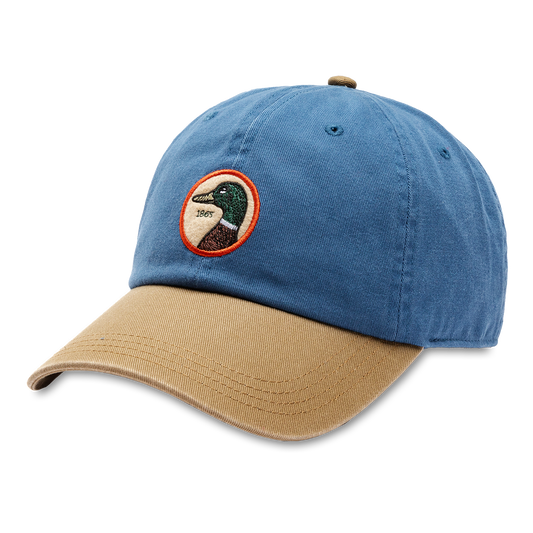 Circle Patch Twill Hat (Varsity Blue)