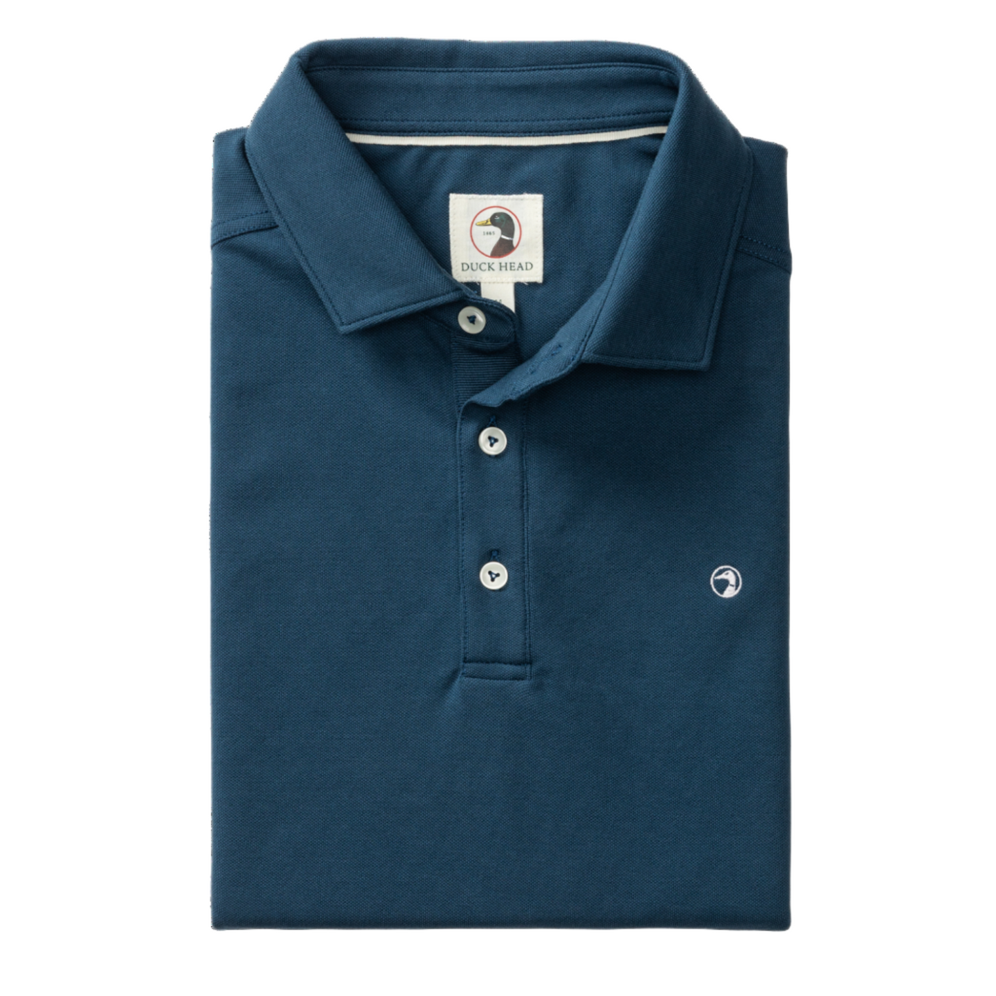 Hanover Pima Cotton Pique Polo (Mallard Blue)