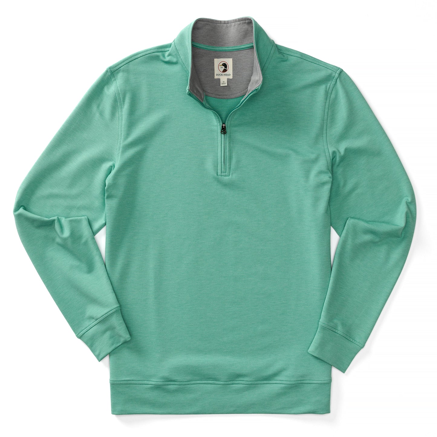 Dunmore Performance ¼ Zip Pullover (Tidal Green Heather)
