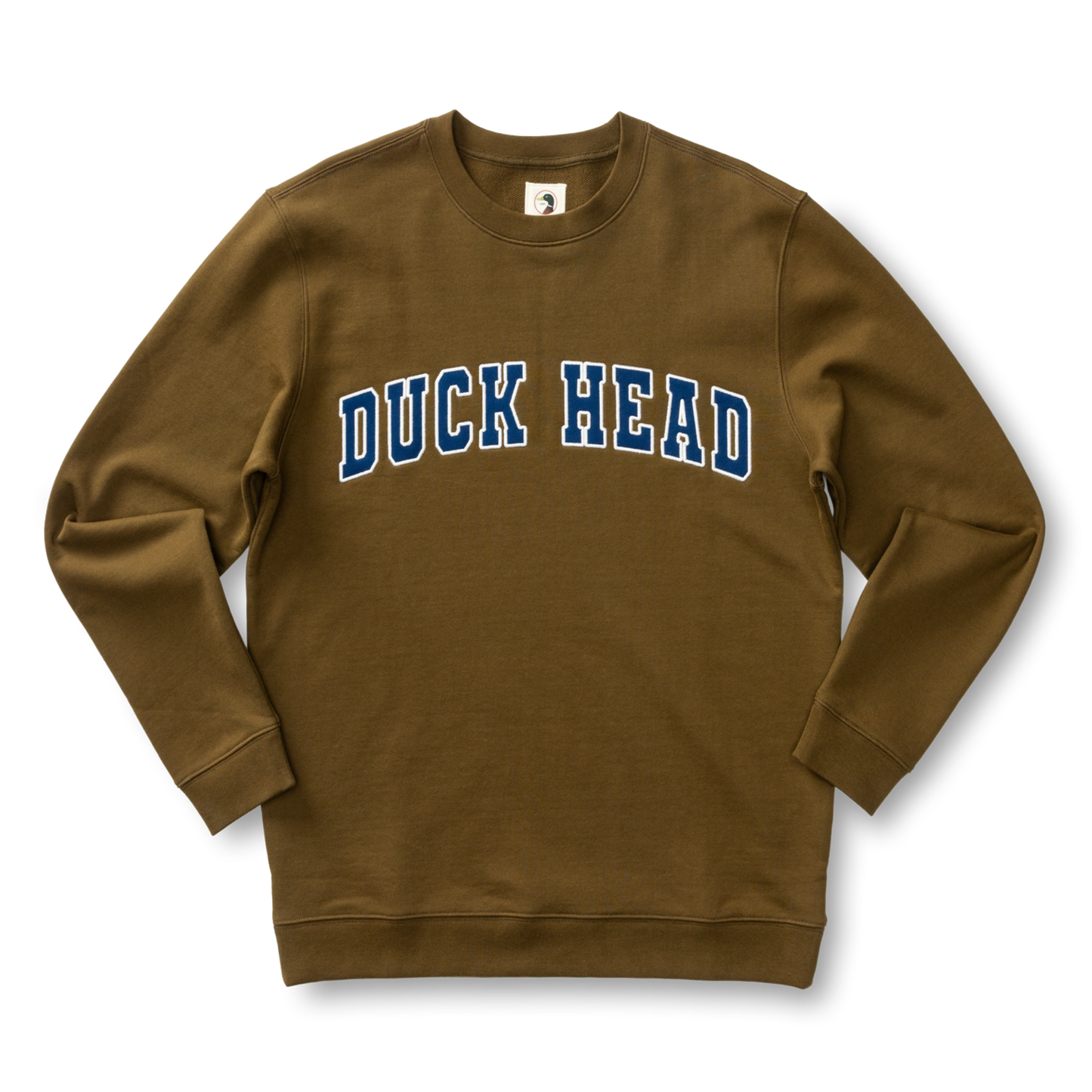 Applique Crewneck Sweatshirt (Dark Olive)