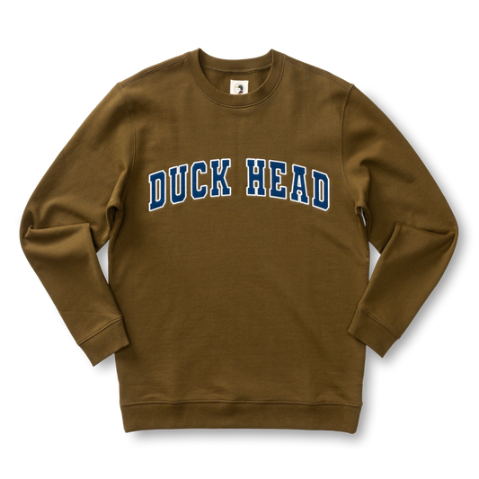 Applique Crewneck Sweatshirt (Dark Olive)