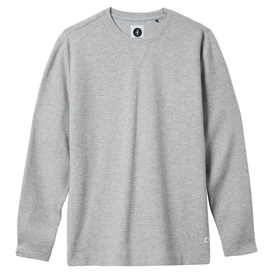 Tahoe Long Sleeve Crew (Heather Light Grey)