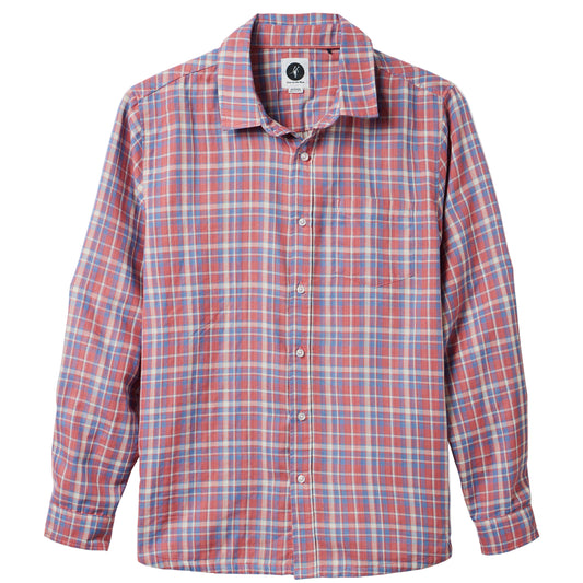 Deuce Double Cloth Long Sleeve Shirt (Faded Rose)