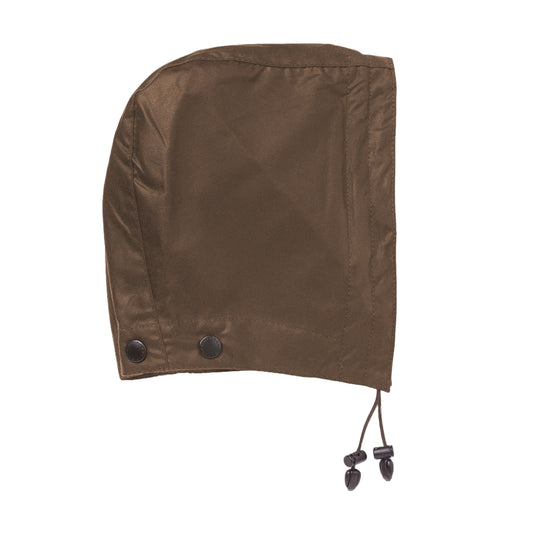 Waxed Cotton Hood (Bark)