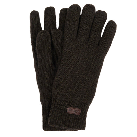 Carlton Knitted Gloves (Dark Olive)