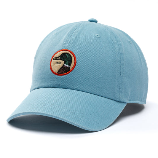 Circle Patch Twill Hat (River Blue)