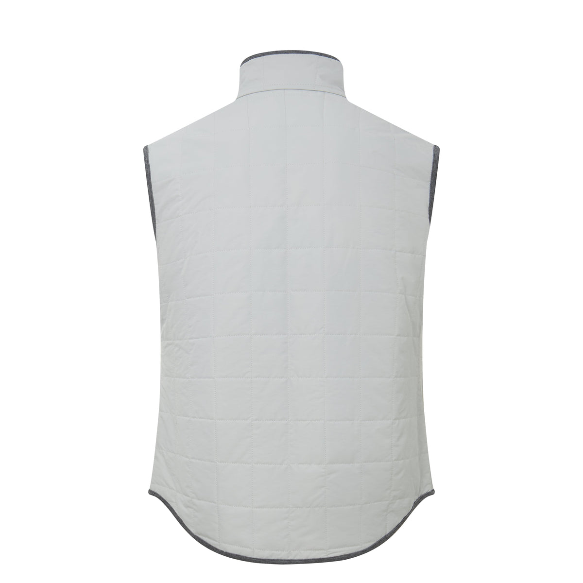 The Performance Stretch Quilted Vest (Stone)