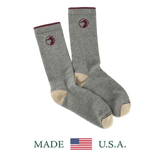 Duck Head Logo Socks (Varsity Grey)
