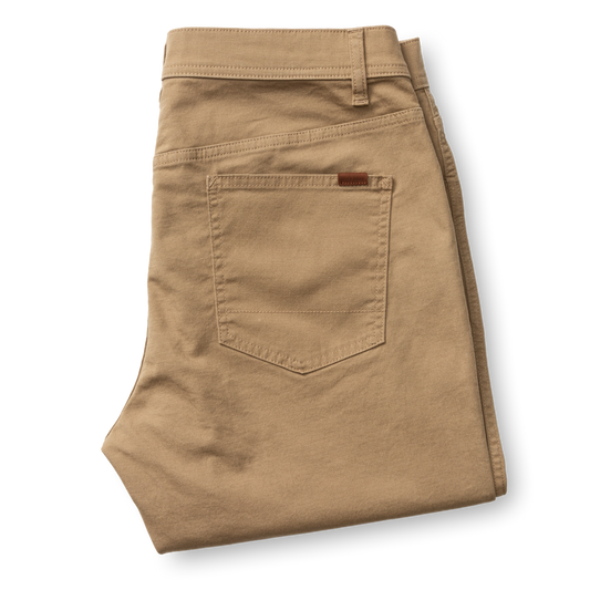Classic Fit Pinpoint Canvas Five-Pocket (Claystone)
