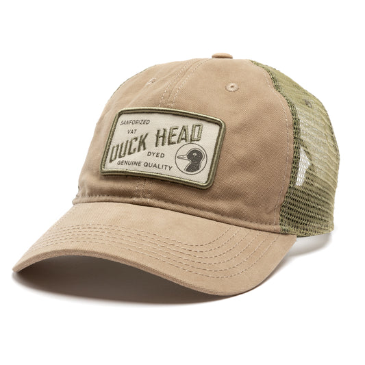 Sanforized Patch Trucker Hat (Khaki)
