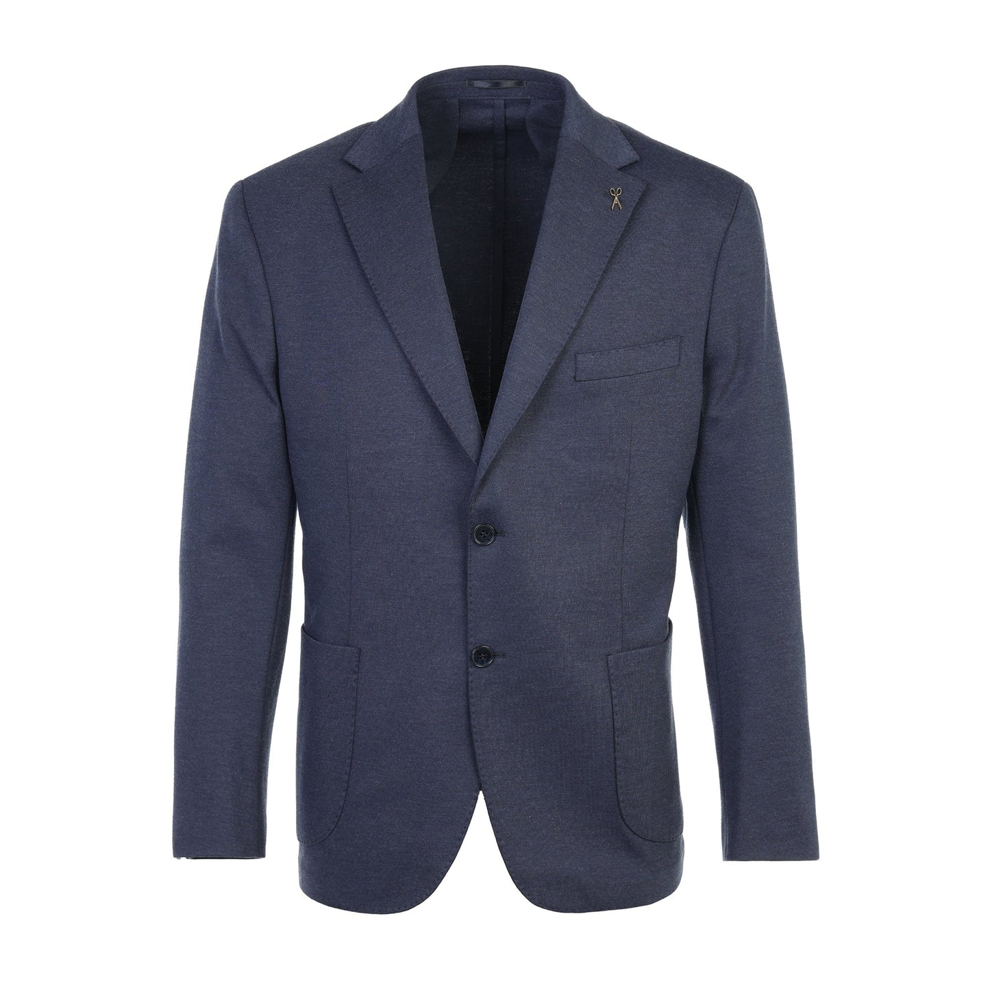 The Mercerized Melange Navy Travel Blazer