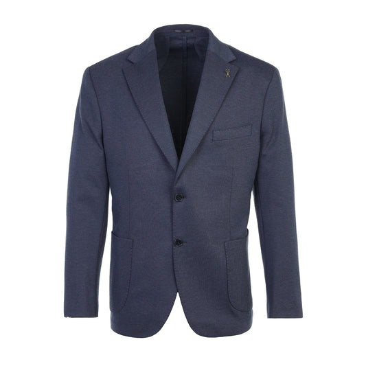 The Mercerized Melange Navy Travel Blazer